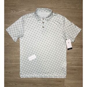 Men's Size Medium Nike Air Jordan Sport Mint Green Printed Golf Polo HV1155-034